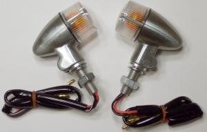 Bullet Marker Lights for the Triumph Bonneville, T100, SE, Black, Thruxton, Scrambler, America, Speedmaster, Thunderbird, Rocket III