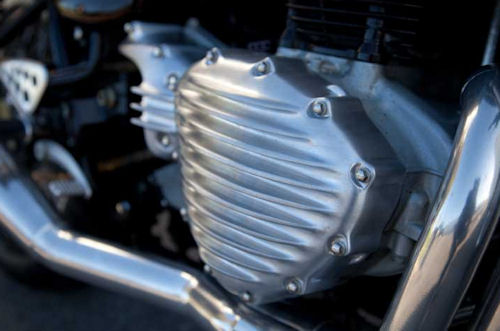 The Speed Merchant Stator and Sprocket Cover for the New Triumph Bonneville, T100, Scrambler, SE, Black and Thruxton