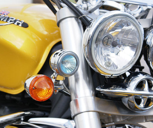 Rivco Driving Lights for the Triumph Rocket III