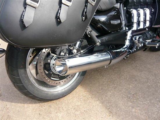 triumph rocket 3 roadster exhaust systems