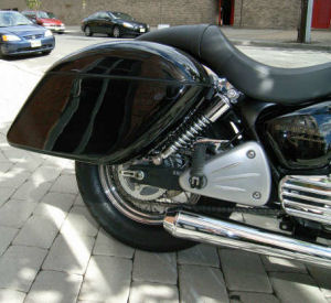 Hard Saddlebags for the Triumph America and Speedmaster