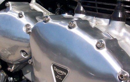 Triumph Bonneville SE 2009-2015 stainless steel engine casing cover bolts