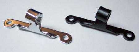 Chrome and Black Clutch Cable Bracket for the New Triumph Bonneville, T100, SE, Thruxton, Scrambler, America and Speedmaster