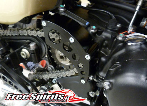 Free Spirits Sprocket Cover the Triumph America and Speedmaster