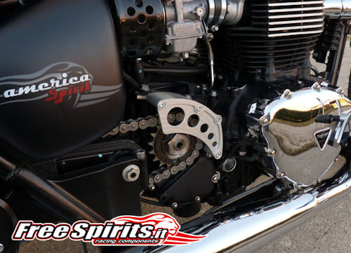 Free Spirits Sprocket Cover the Triumph America and Speedmaster