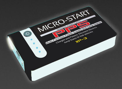 MICRO-START XP-3. Micro Jump Starter and Personal Power Supply  for the Triumph America and Speedmaster