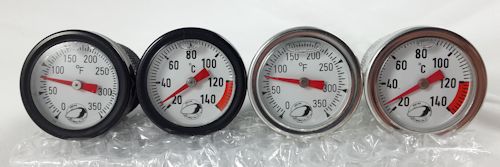 NewBonneville Oil Temperature Gauge for the Triumph Bonneville, SE, T100, Black, Steve McQueen, America, Speedmaster, Thruxton and Scrambler