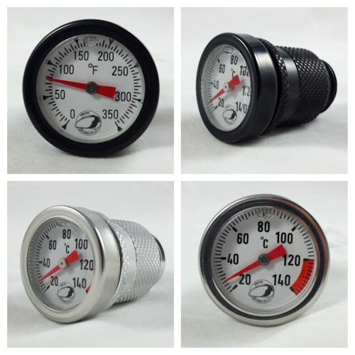 NewBonneville Oil Temperature Gauge for the Triumph Bonneville, SE, T100, Black, Steve McQueen, America, Speedmaster, Thruxton and Scrambler