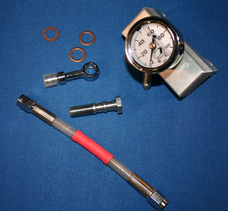 NewBonneville Engine Mount Oil Pressure Gauge