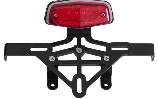 Motone Lucas Style Taillight Bracket and LED Light Triumph Bonneville, Thruxton and Scrambler