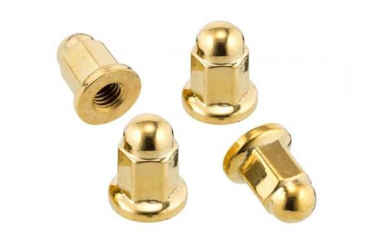 Motone Magnum Force - Brass Exhaust Clamp Nuts Triumph Bonneville, T100, T120, Street Twin, Street Cup, Street Scrambler, Scrambler 1200, Thruxton, Speed Twin, Bobber