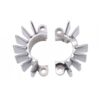 Motone Finned Exhaust Clamps – LC – Hand Polished Stainless Steel Triumph Bonneville T100, T120, Speed Twin 900, Street Twin, Street Cup, Street Scrambler, Scrambler 900, Speedmaster, Bobber, Scrambler 1200 - Image 12