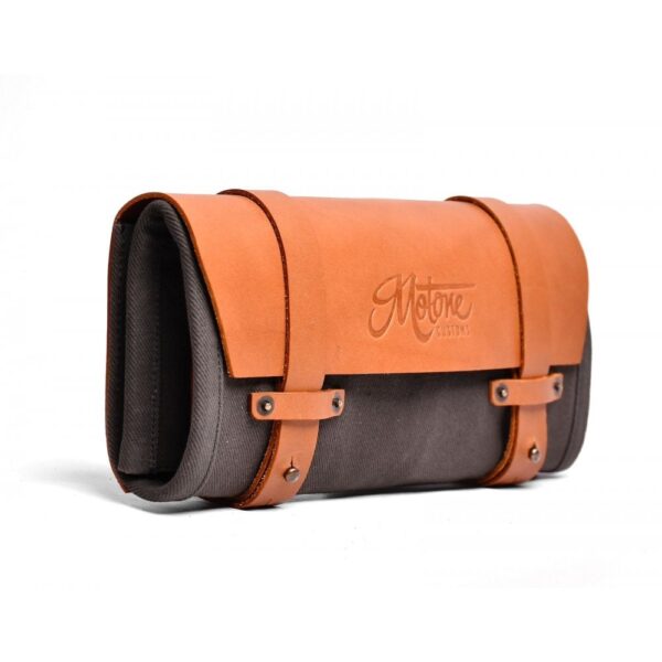 Motone The SCOUT - Leather & Waxed Canvas Tool Roll - Fully Loaded (incl. Tools) Triumph Motorcycles