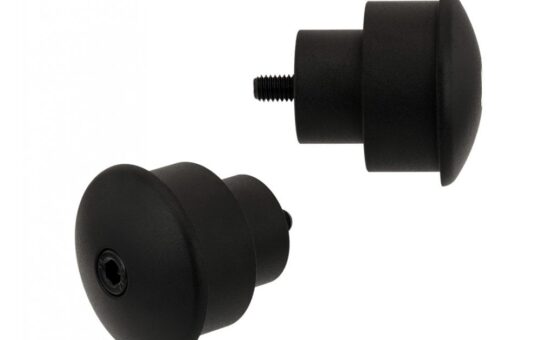 Motone Bar End Adapter Kit Air Cooled Triumph Bonneville T100, Black, Thruxton, America and Speedmaster
