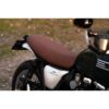 Motone The Viper- Low Profile Skinny Ribbed Seat - Rare Earth Light Brown 2016+ Liquid Cooled Triumph Bonneville T100, T120, Street Twin, Street Cup, Street Scrambler - Image 3