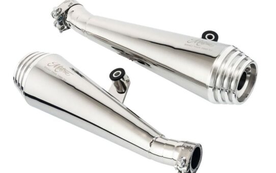 Motone Saturn V - Exhaust System - Triumph Bonneville, T100 etc. Aircooled 2001-2015 - POLISHED