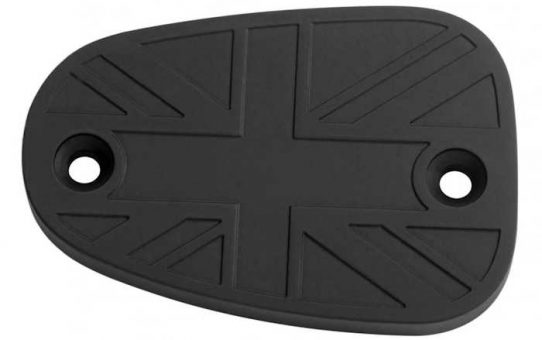 Motone Reservoir Cover Union Jack BLACK Triumph Bonneville, T100, T120, America, Speedmaster, Thruxton