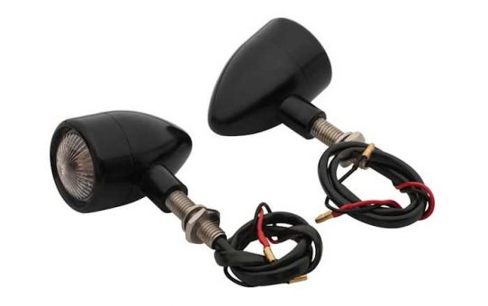 Motone Billet Turn Signals BLACK PAIR